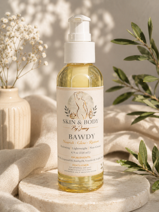Bawdy Body Oil ( Baccarat Rouge Inspo)