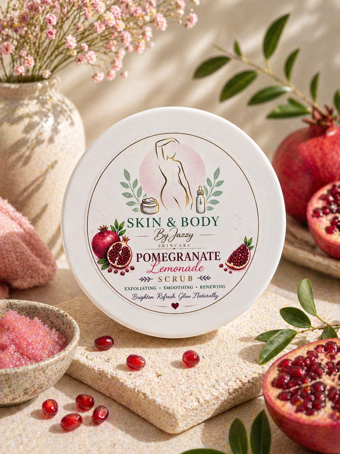 Pomegranate Lemonade Sugar Scrub