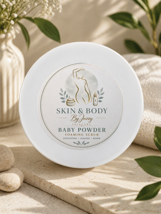 Baby Powder Foaming Scrub